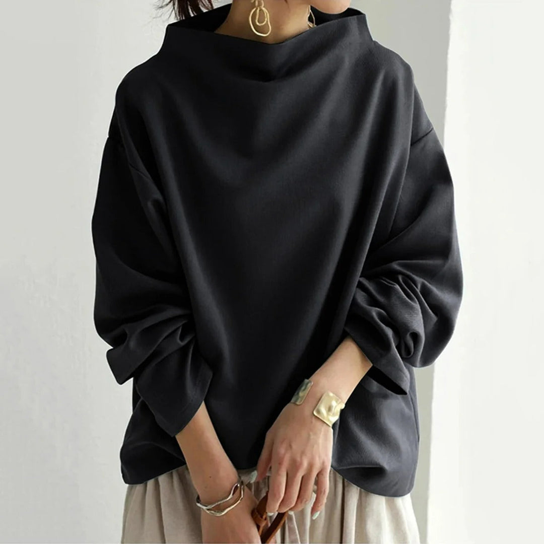 Jaquiline - Stylish Long-Sleeved Sweater For Women